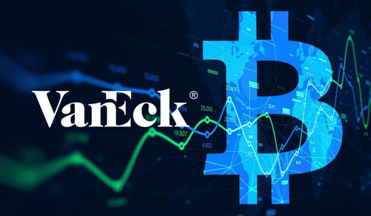 Deutsche Börse провела листинг Bitcoin-ETN от управляющей активами компании VanEck. Заглавный коллаж новости.