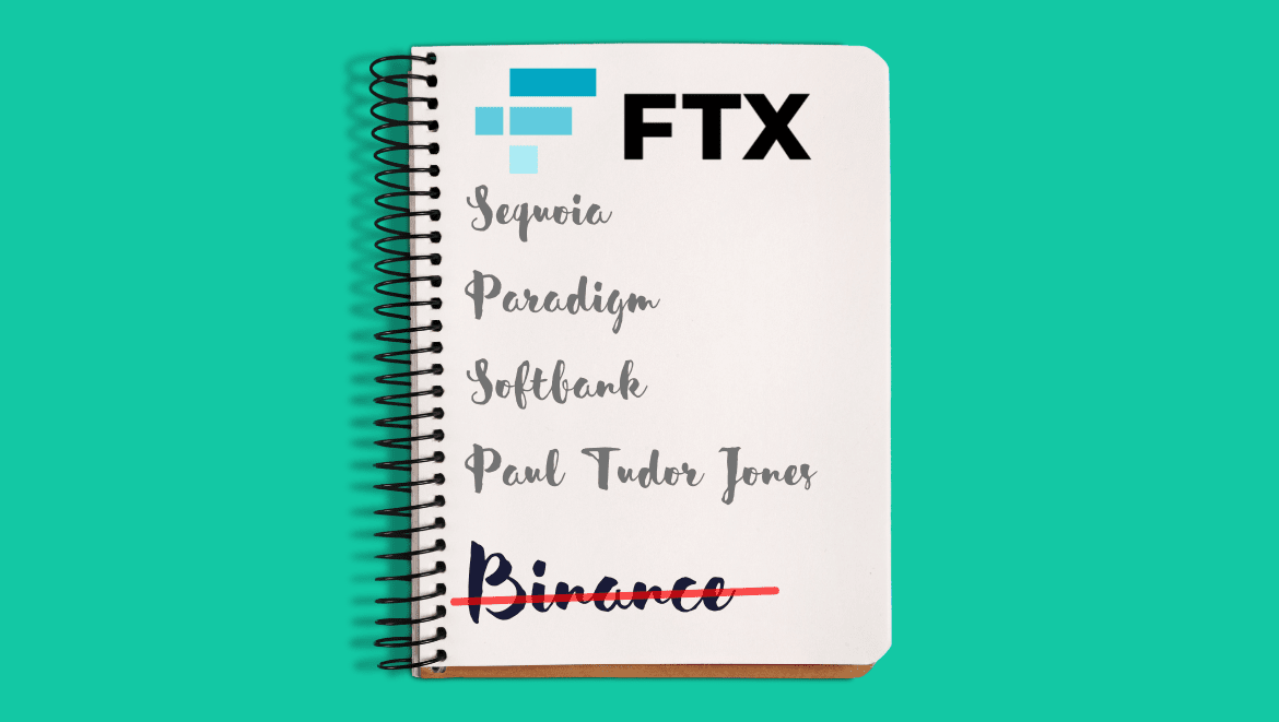 Binance уже не в списке акционеров FTX?