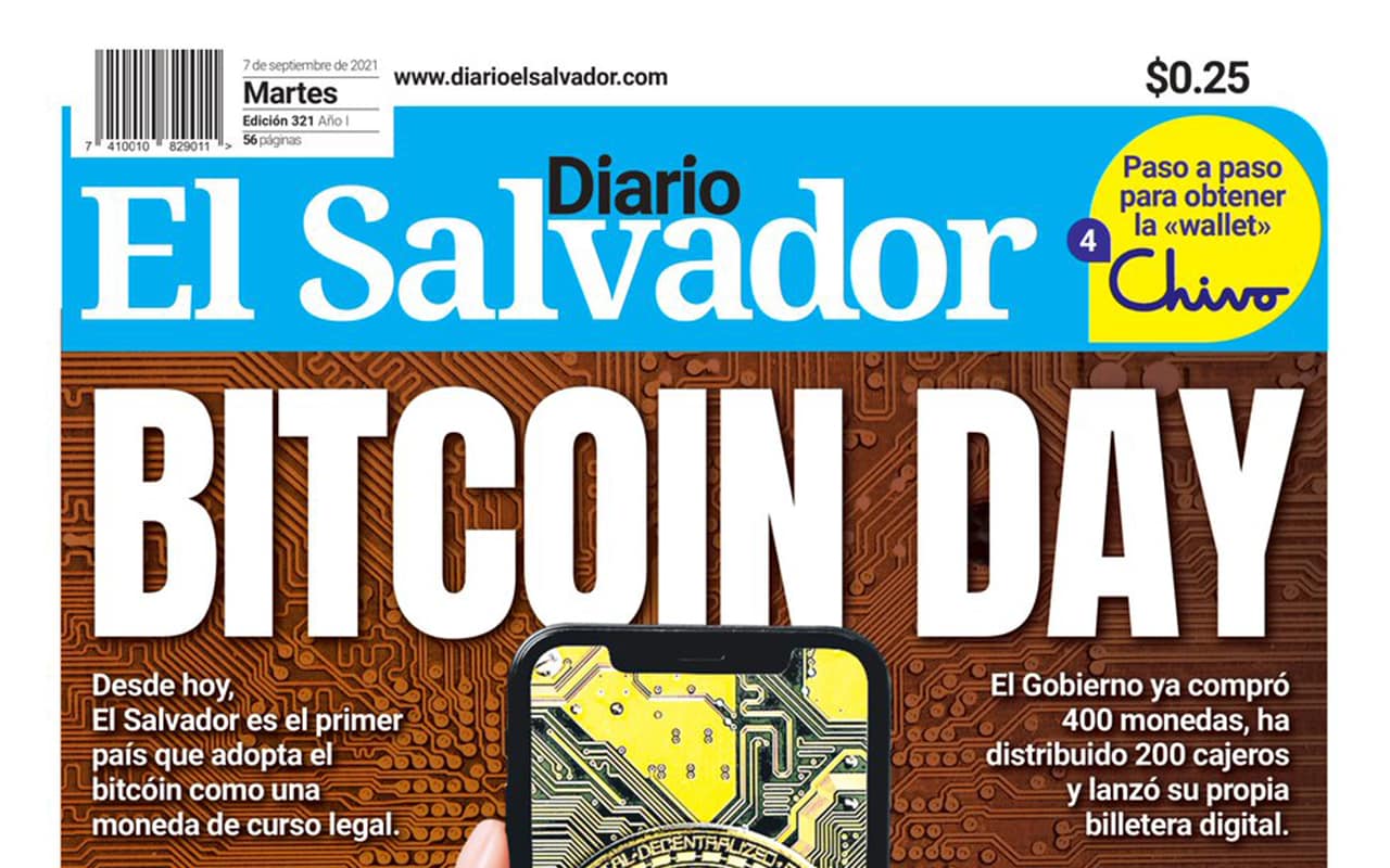 El Salvador Bitcoin Day.