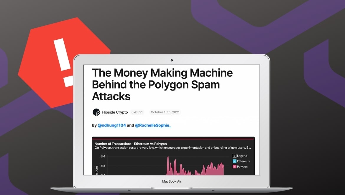 Спам-атака на Polygon.