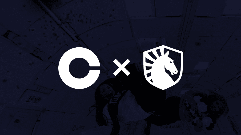 Биржа Coinbase станет партнером киберспортивного бренда Team Liquid. Заглавный коллаж новости.