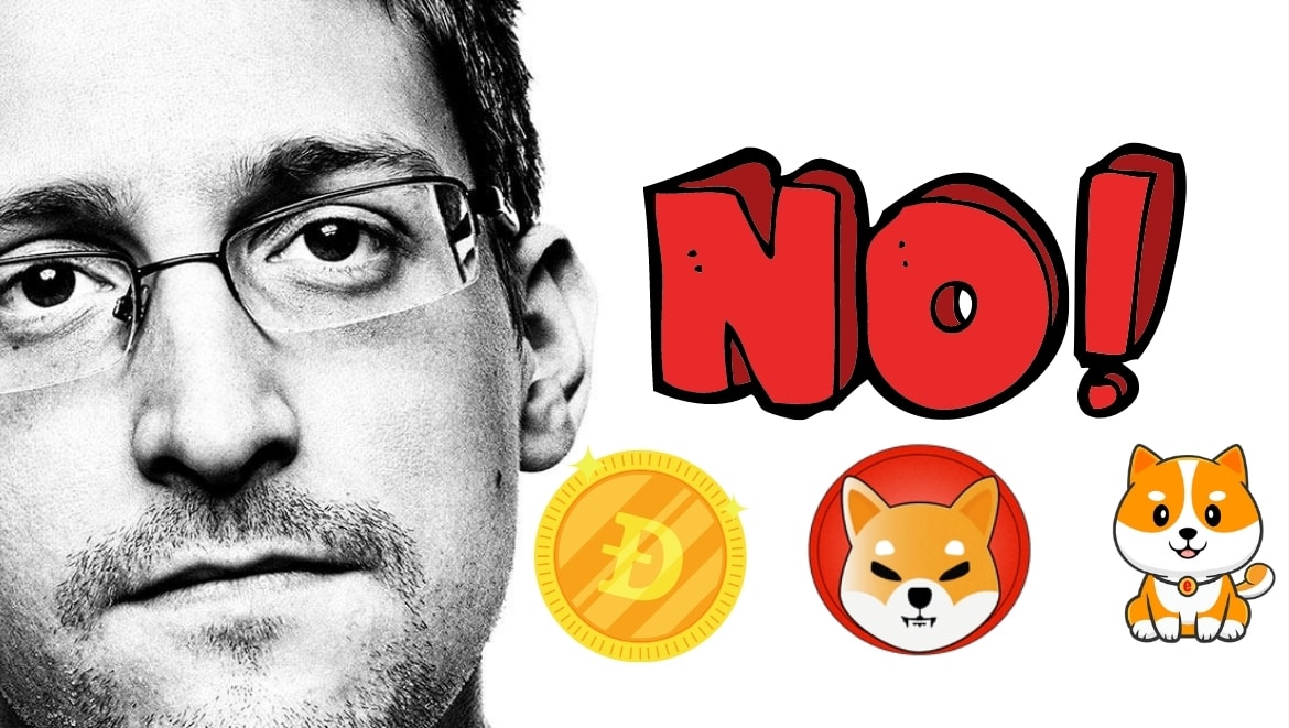 Эдвард Сноуден посоветовал воздержаться от взаимодействий с клонами Dogecoin