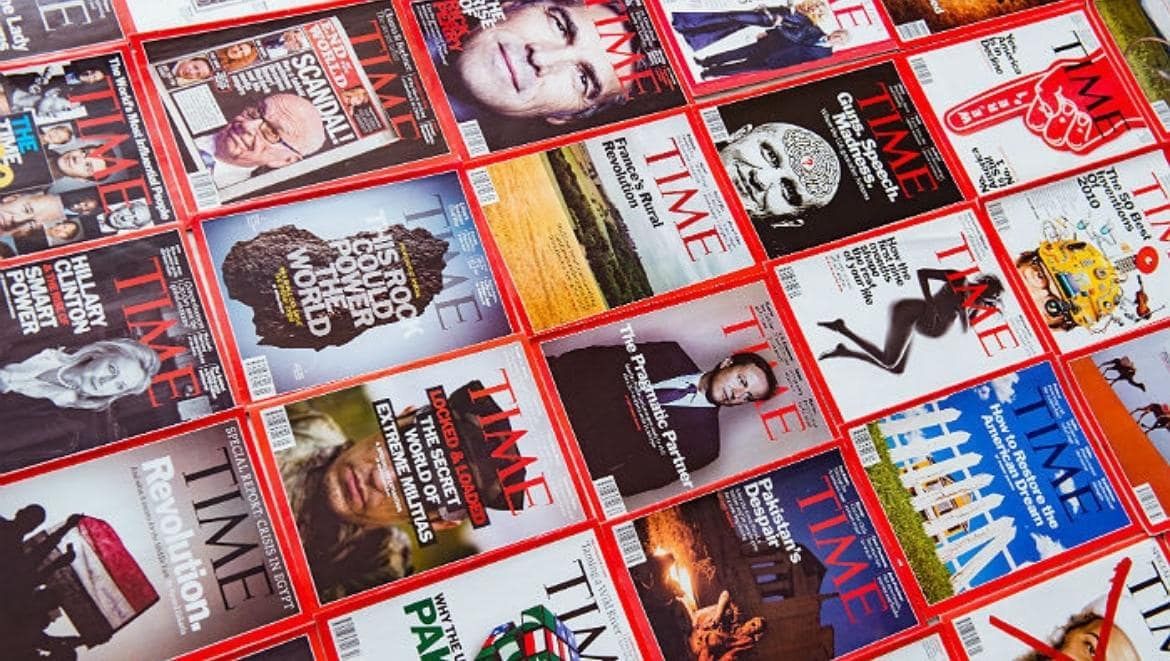 Журнал Time готовит специальную рассылку про метавселенную. Заглавный коллаж новости.