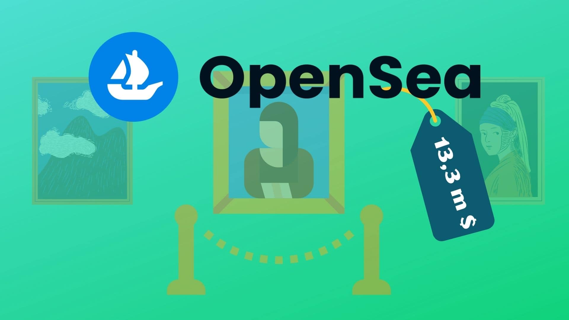 Рыночная стоимость маркетплейса OpenSea выросла до 13,3 млрд долларов