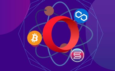 В браузере Опера добавили поддержку нескольких новых блокчейн-экосистем - Bitcoin, Polygon и Solana