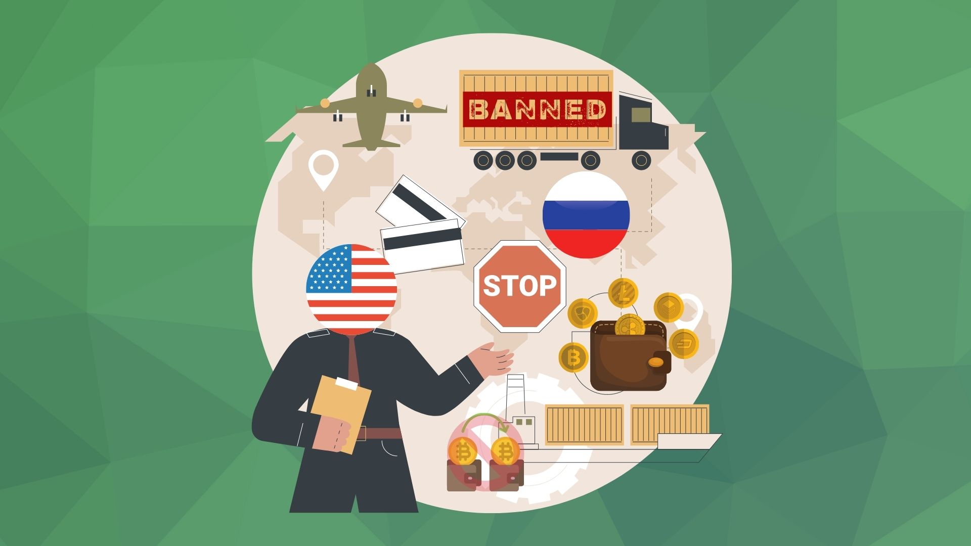 США готовят бан российским крипто-кошелькам