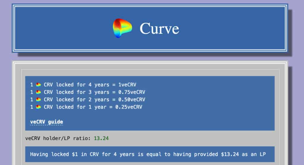 Пул ликвидности Curve.