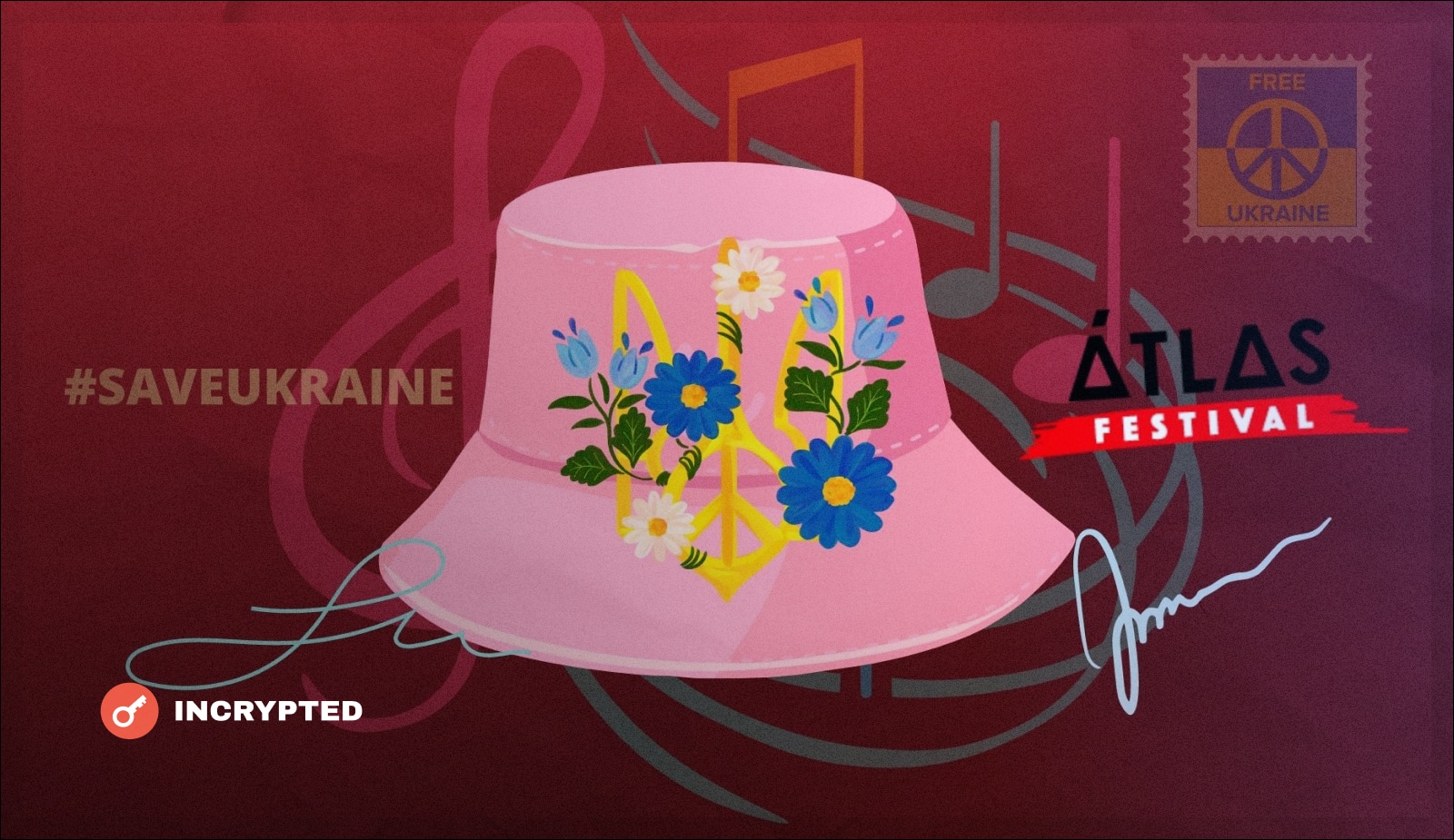 Binance NFT и топ-12 украинских исполнителей запускают совместную благотворительную коллекцию. Заглавный коллаж новости.