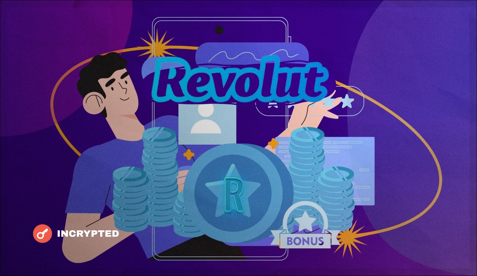 «Revcoin» - Это будет токен лояльности для клиентов приложения. Больше используя приложение Revolut, больше получаешь токенов.