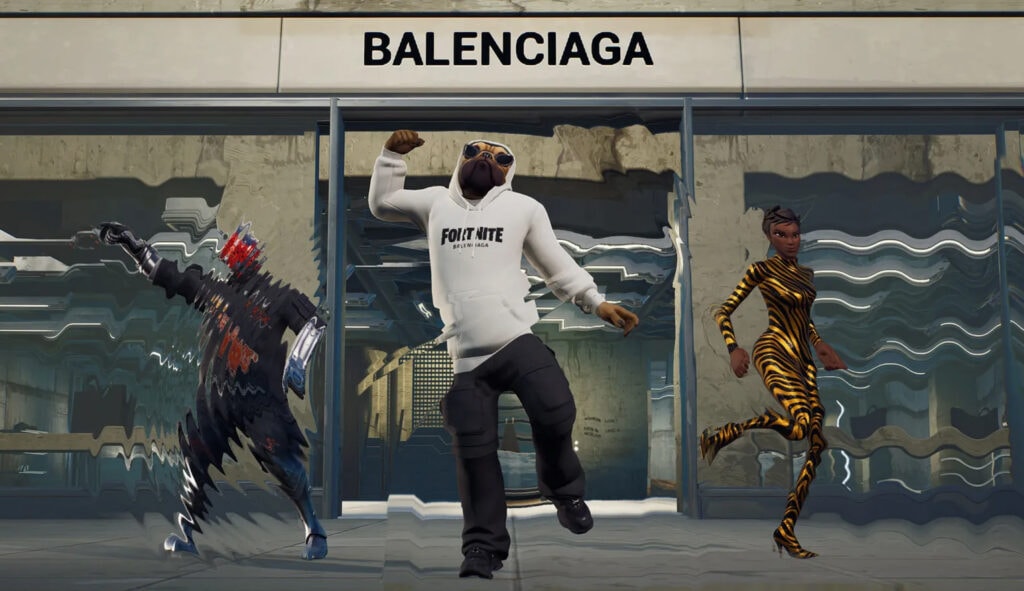 Balenciaga появилась в метавселенной Fortnite. Источник: GQ