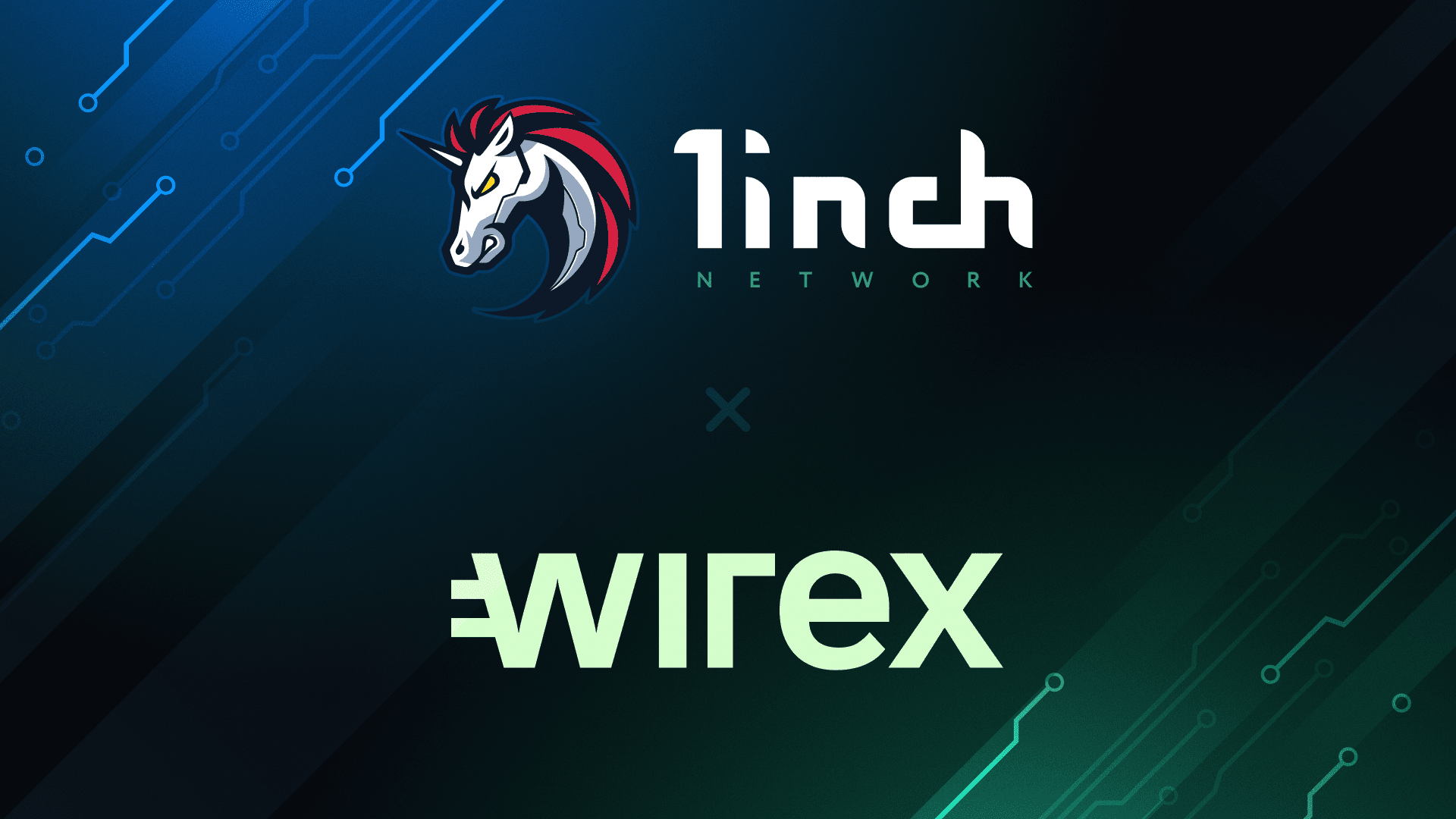 1inch интегрируется с Wirex