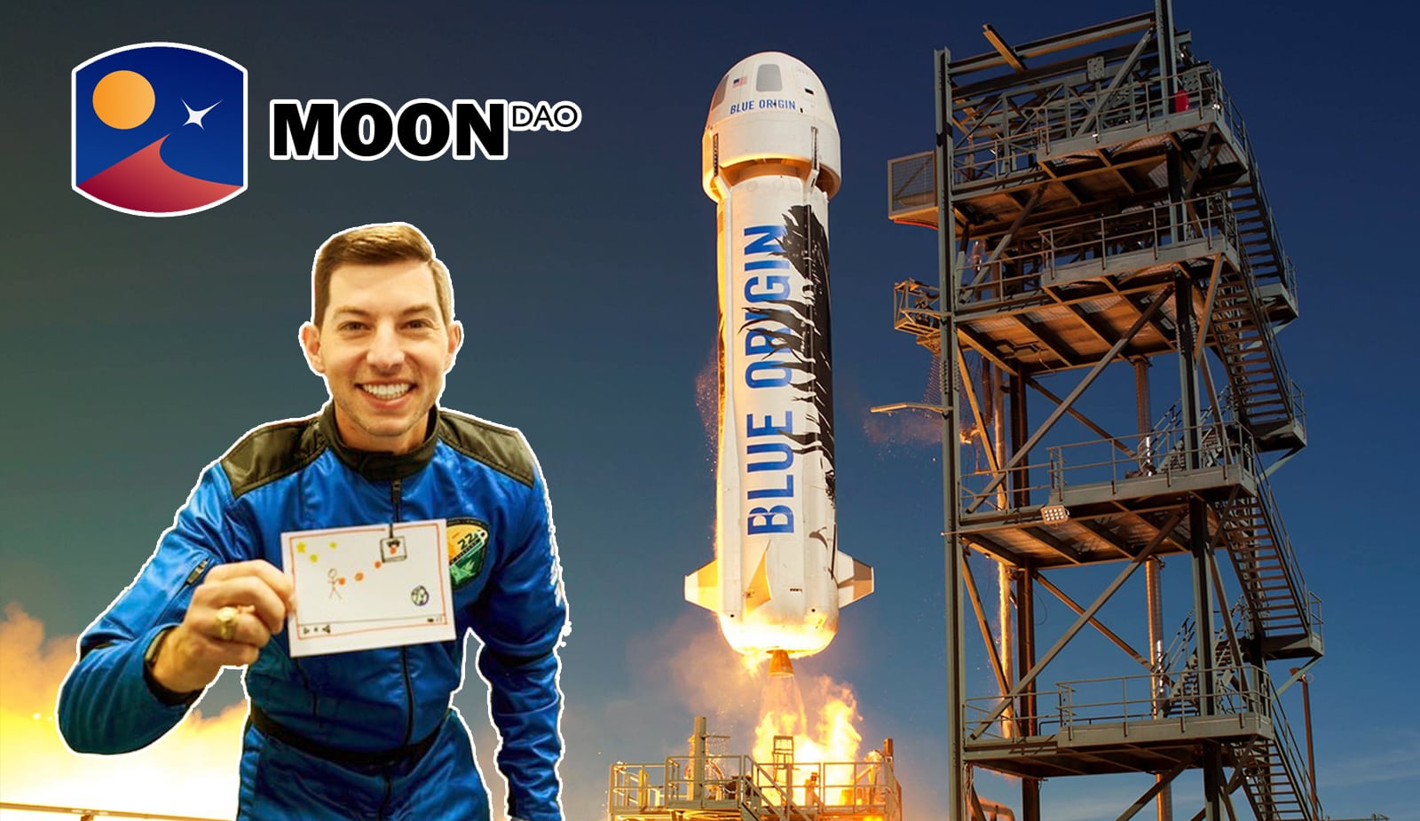 MoonDAO отправила в космос блогера