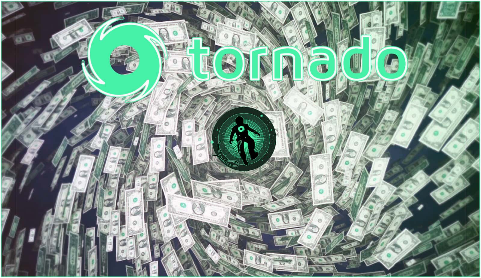 Власти США ввели запрет на использование миксера Tornado Cash. Заглавный коллаж новости.