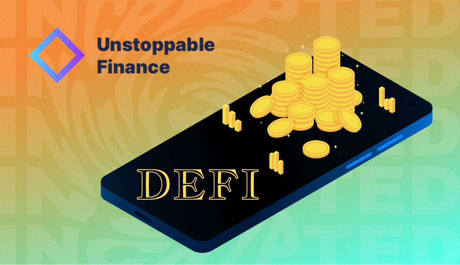 Unstoppable привлекла 12,8 млн долларов инвестиций для разработки DeFi-кошелька. Заглавный коллаж новости.