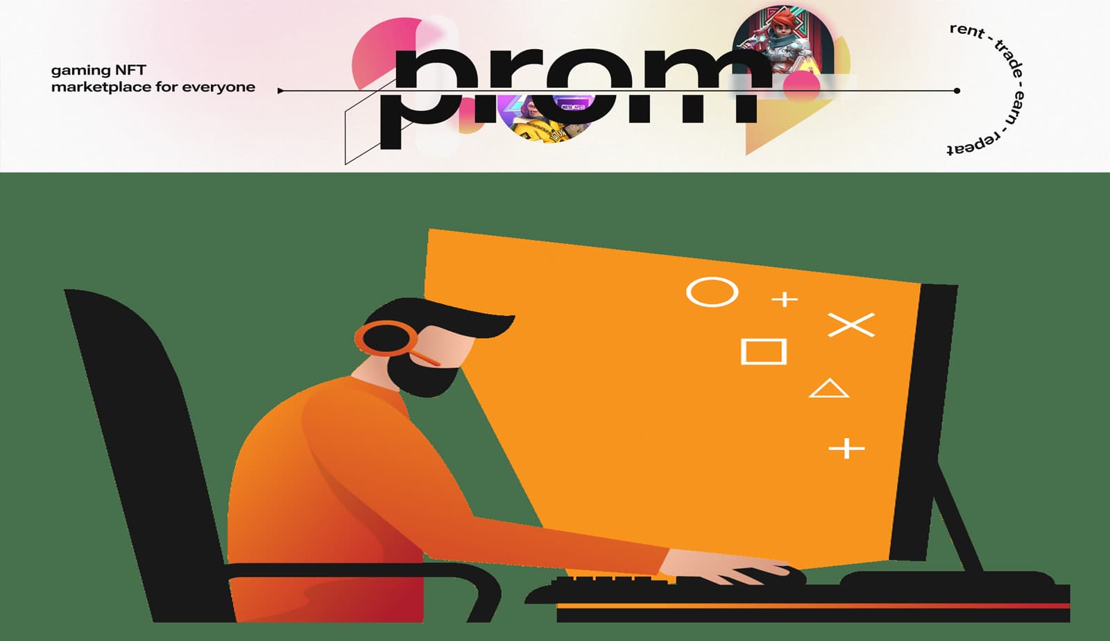 Prom объявили дату запуска новой NFT-платформы. Заглавный коллаж новости.