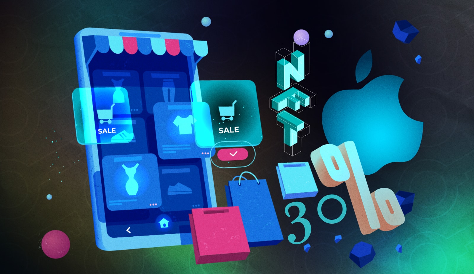 Apple допустила приложения по продаже и покупке NFT в App Store Но при этом их обложили комиссией в 30%