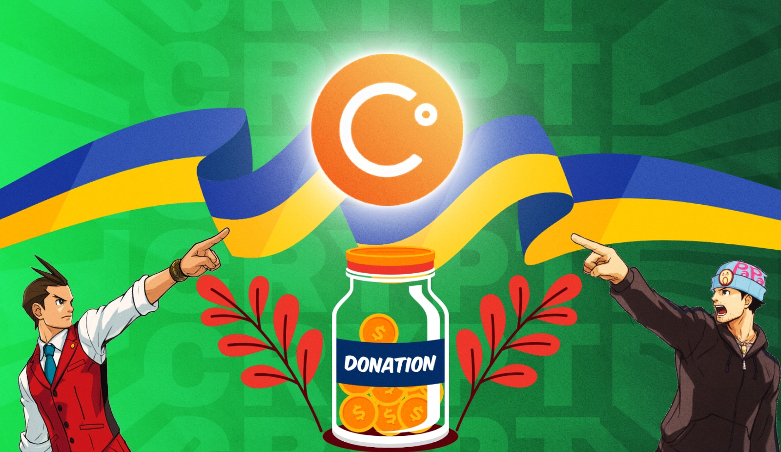 Celsius збирала донати для України в «крипті». Що стало з цими грошима? Головний колаж новини.