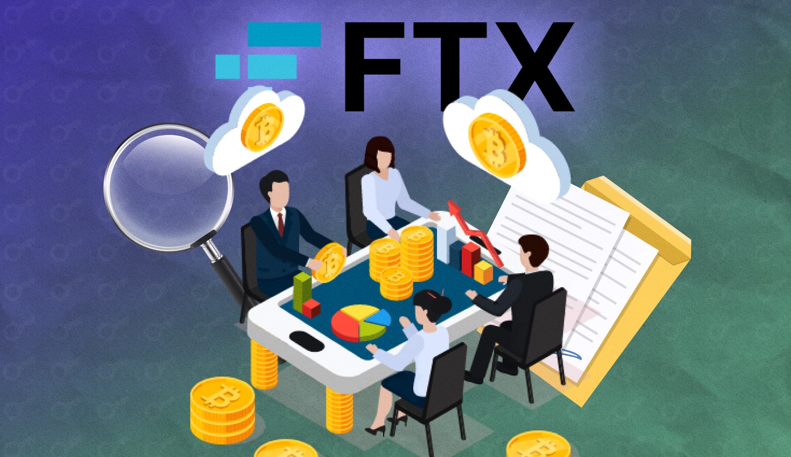 FTX будет проверять токены на признаки ценных бумаг. Заглавный коллаж новости.