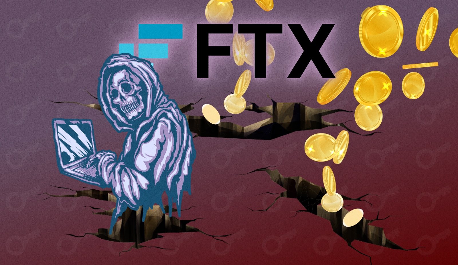 Трейдеры FTX потеряли миллионы из-за взлома аккаунтов. Заглавный коллаж новости.