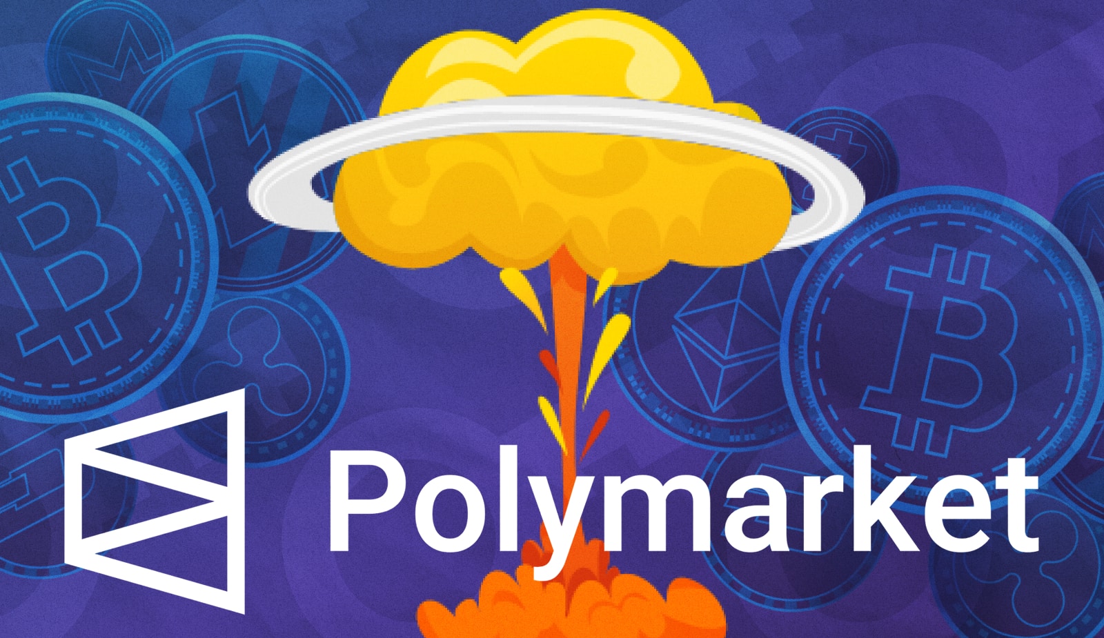 Polymarket предложили крипто-ставки на ядерный удар. Заглавный коллаж новости.