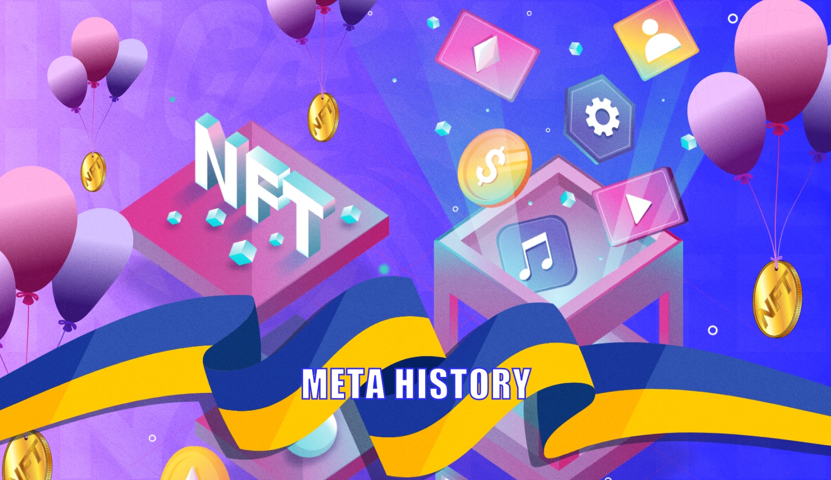 Проєкт META HISTORY представив 5-й NFT-дроп. Головний колаж новини.