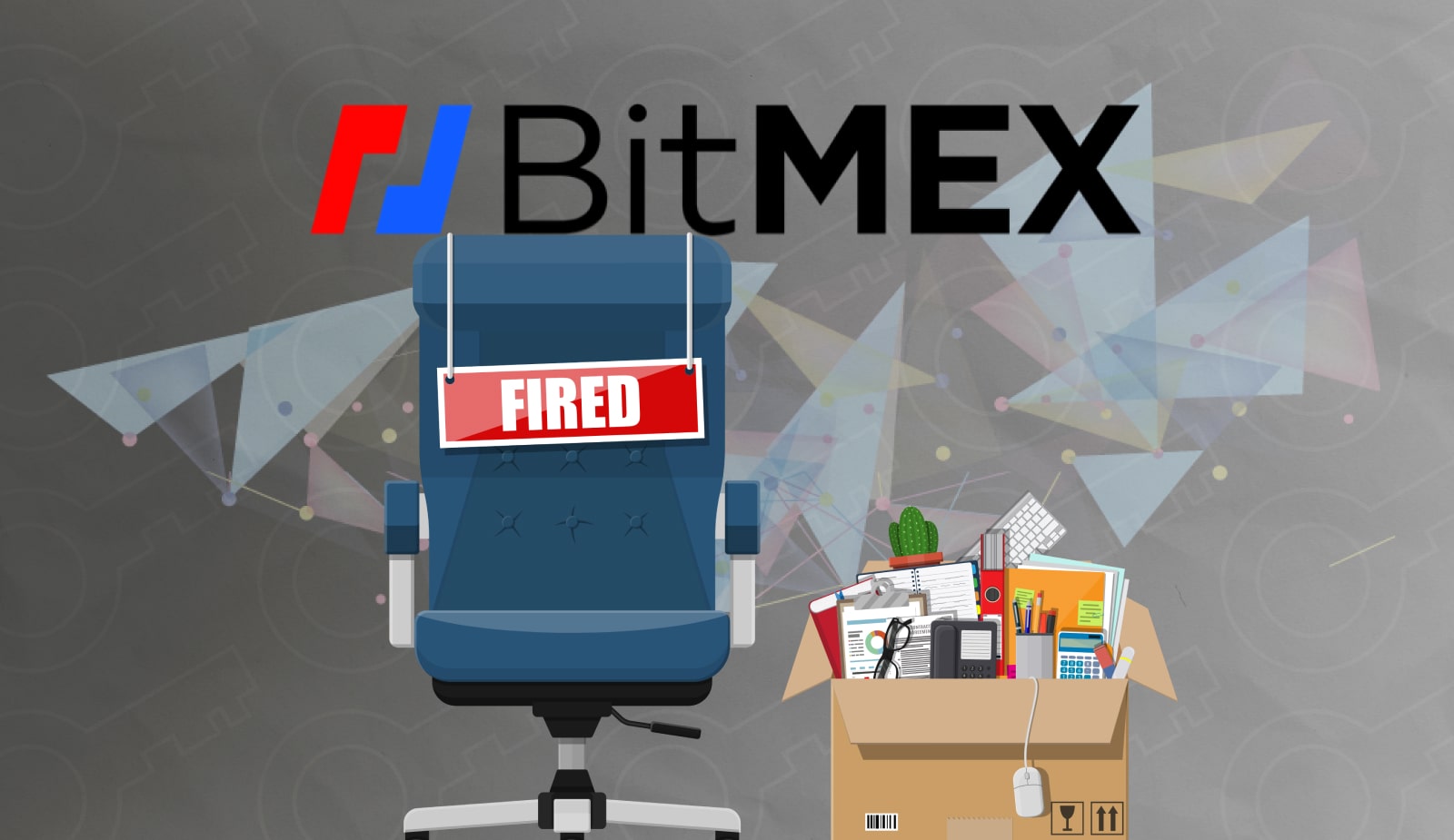 Bitmex уволит 30% персонала. Заглавный коллаж новости.