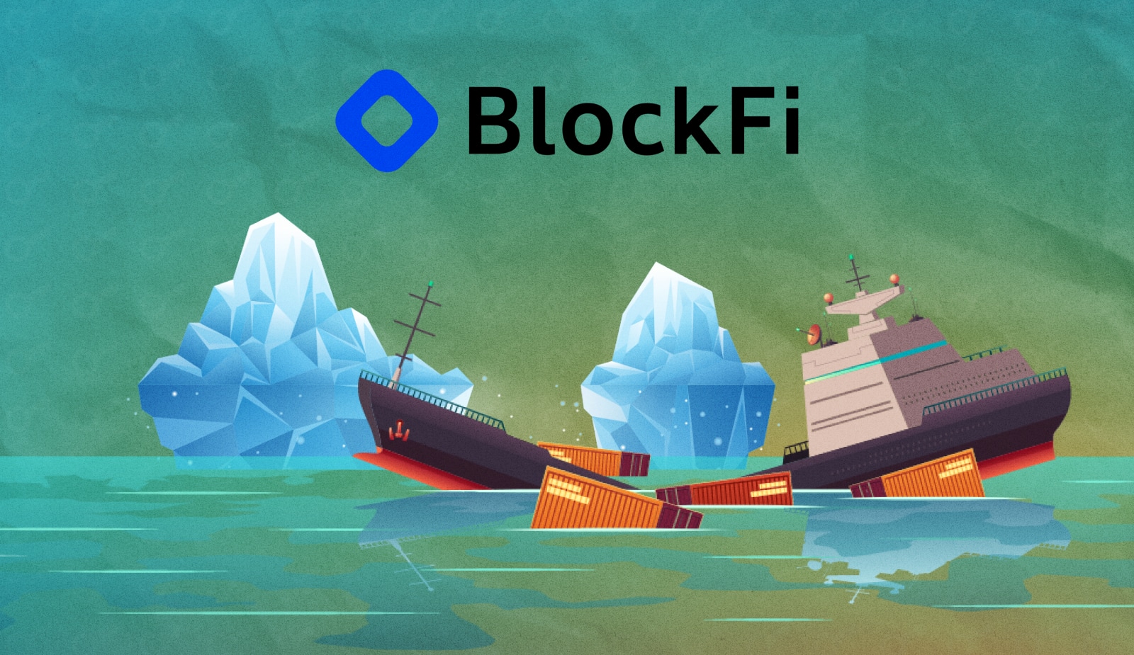 BlockFi готується до можливого банкрутства. Головний колаж новини.