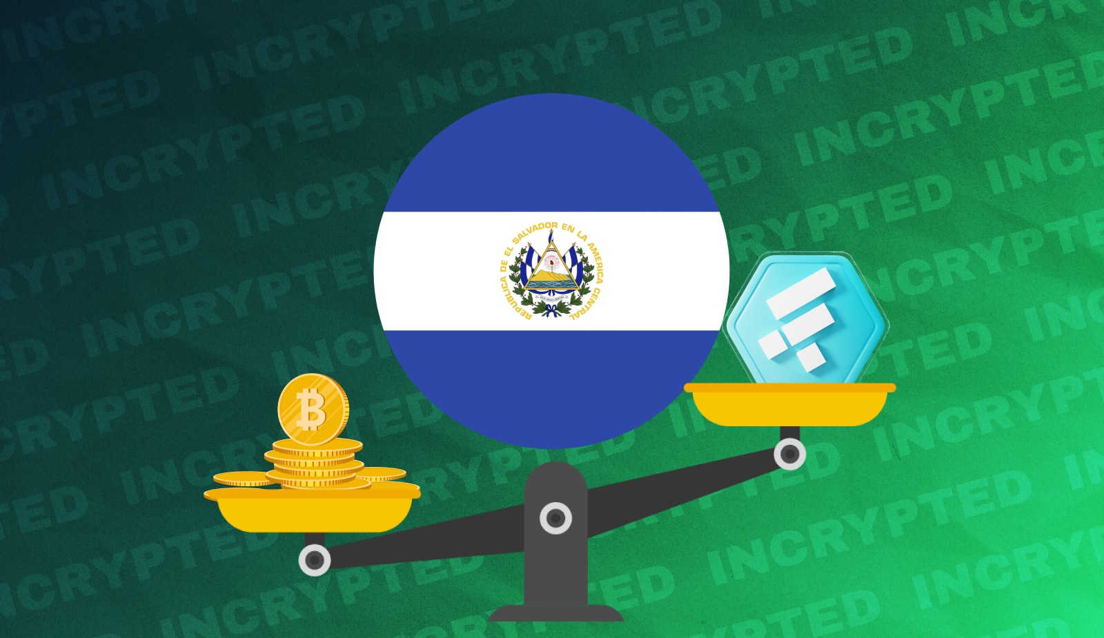 Президент Сальвадора просит не отождествлять BTC и FTX. Заглавный коллаж новости.