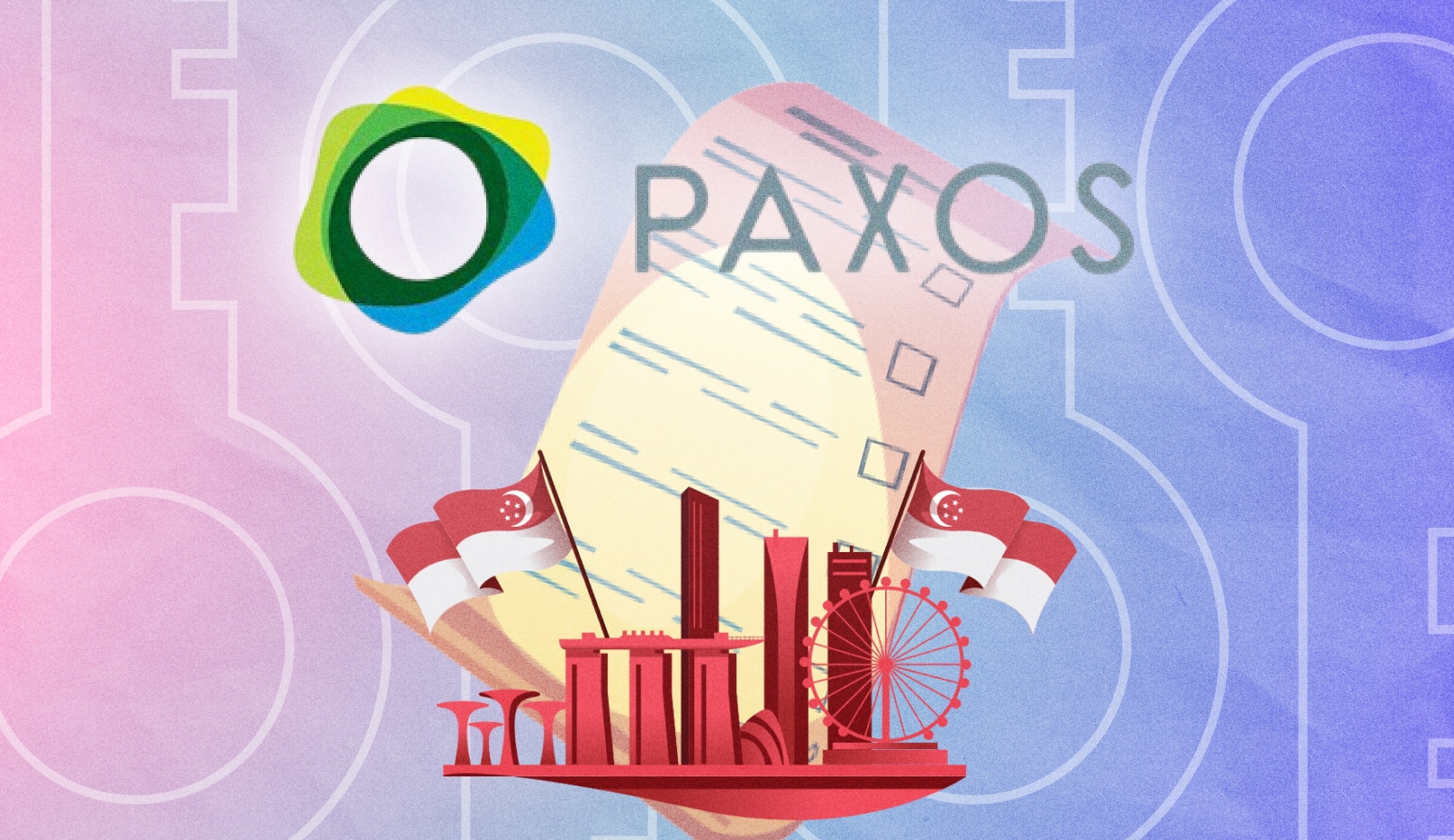 Paxos получили лицензию в Сингапуре. Заглавный коллаж новости.