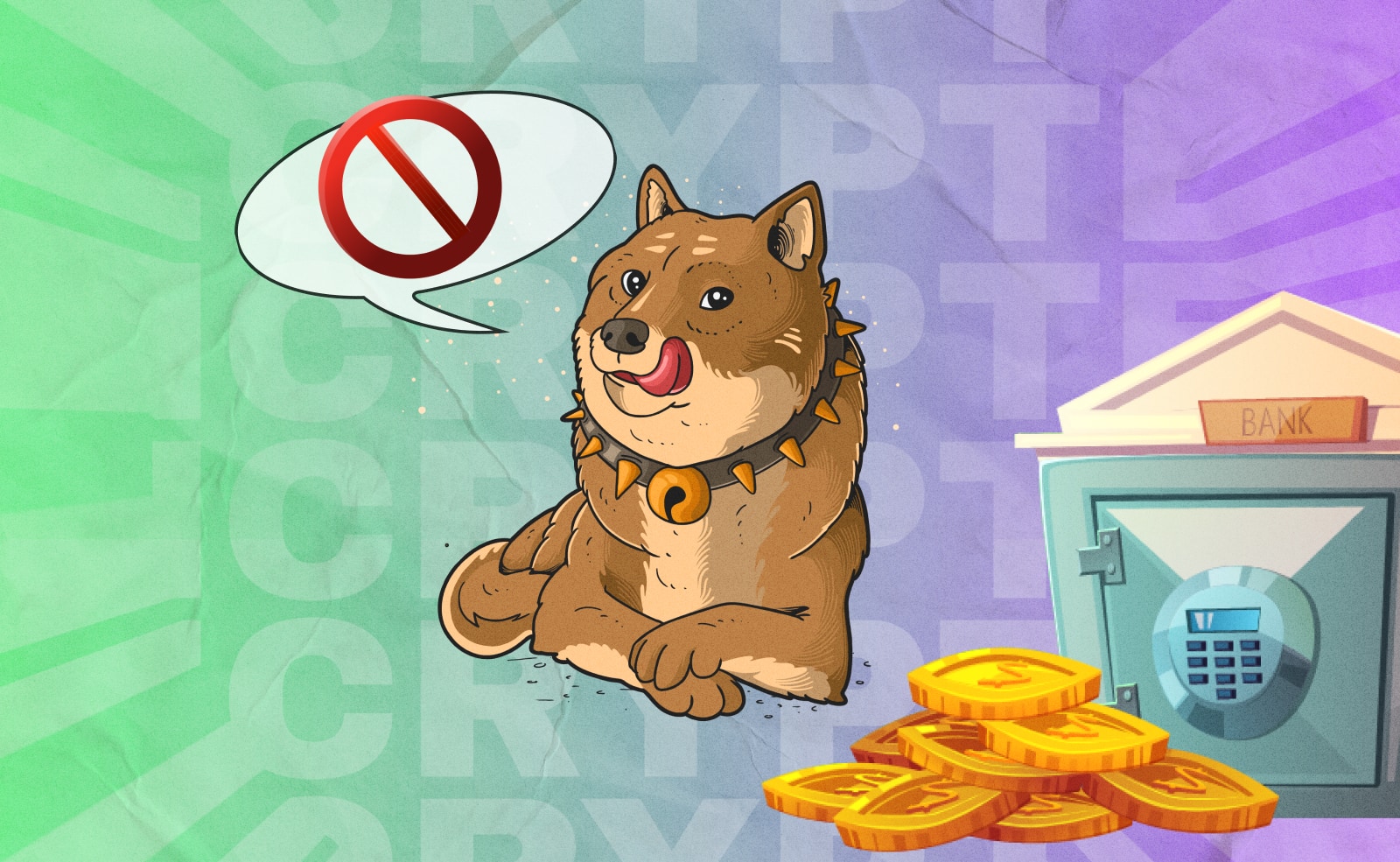 Разработчик Dogecoin отрицает планы перехода на Proof-of-Stake. Заглавный коллаж новости.