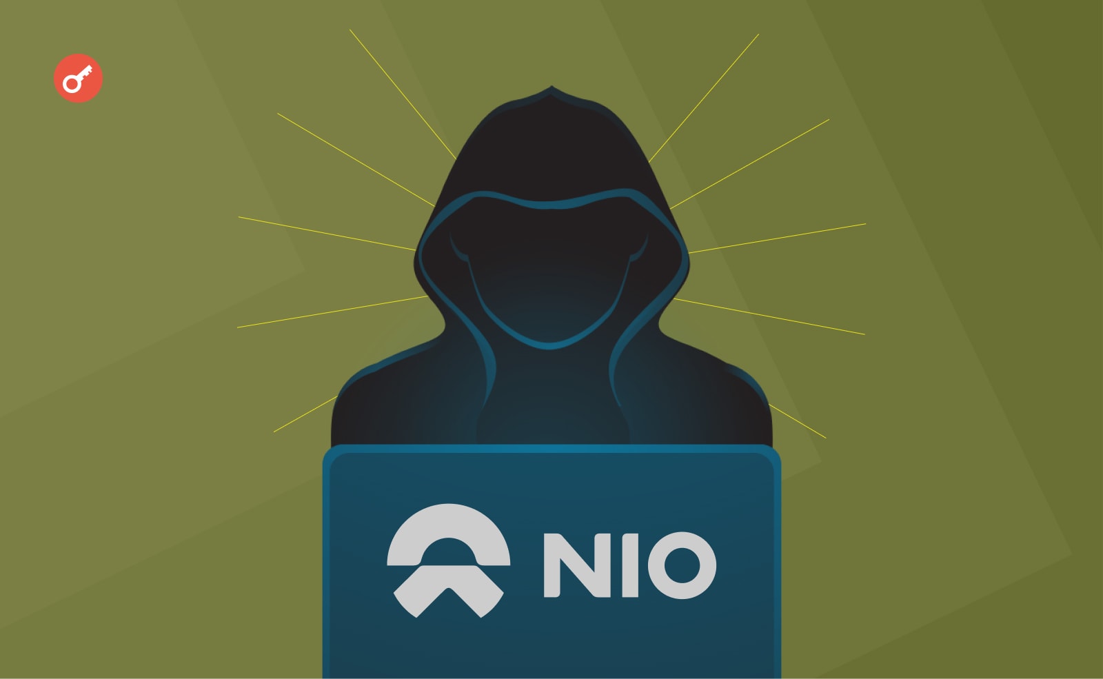 Хакеры взломали базу китайского производителя электрокаров NIO и требуют выкуп в BTC. Заглавный коллаж новости.