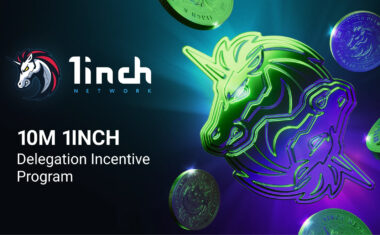 Команда 1INCH запустила ранее анонсированную бонусную программу для владельцев Unicorn Power. То есть для тех, кто стейкает свои токены и получает за это очки Unicorn Power.