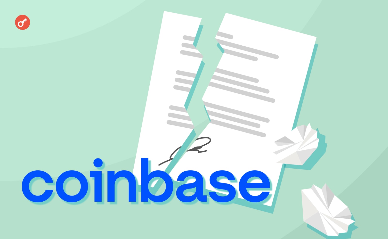 CPO Coinbase уйдет в отставку с «бонусом» в $105 млн. Заглавный коллаж новости.