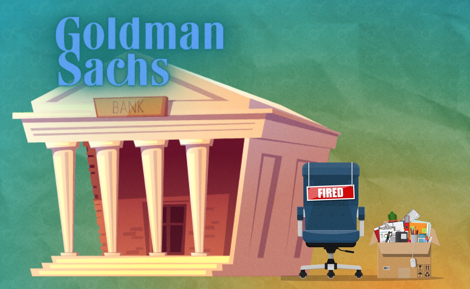Goldman Sachs со среды начнет масштабное увольнение. Под него попадут 3000 работников