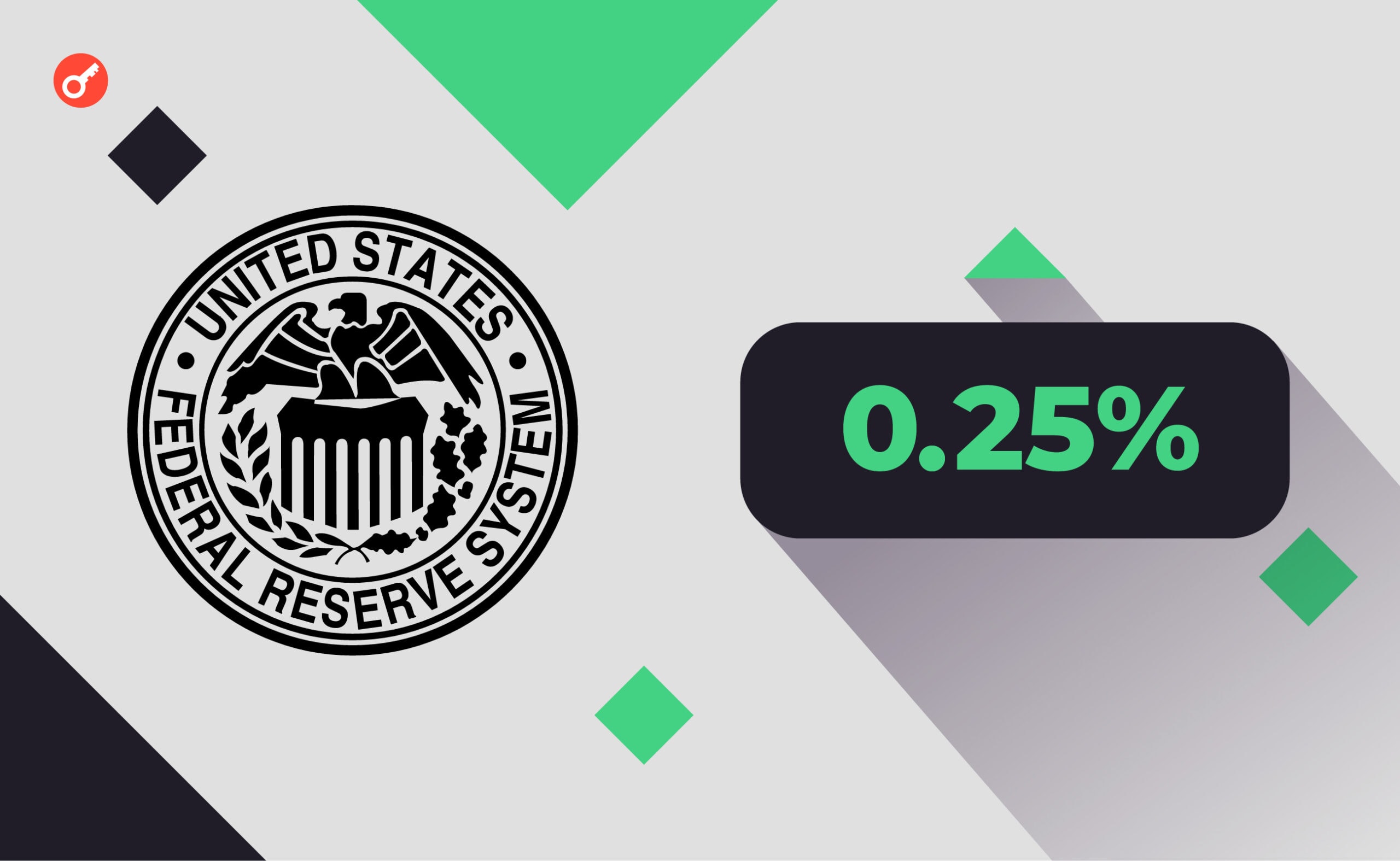 ФРС підвищила процентну ставку в 11-й раз. Біткоїн зберіг позиції. Головний колаж новини.