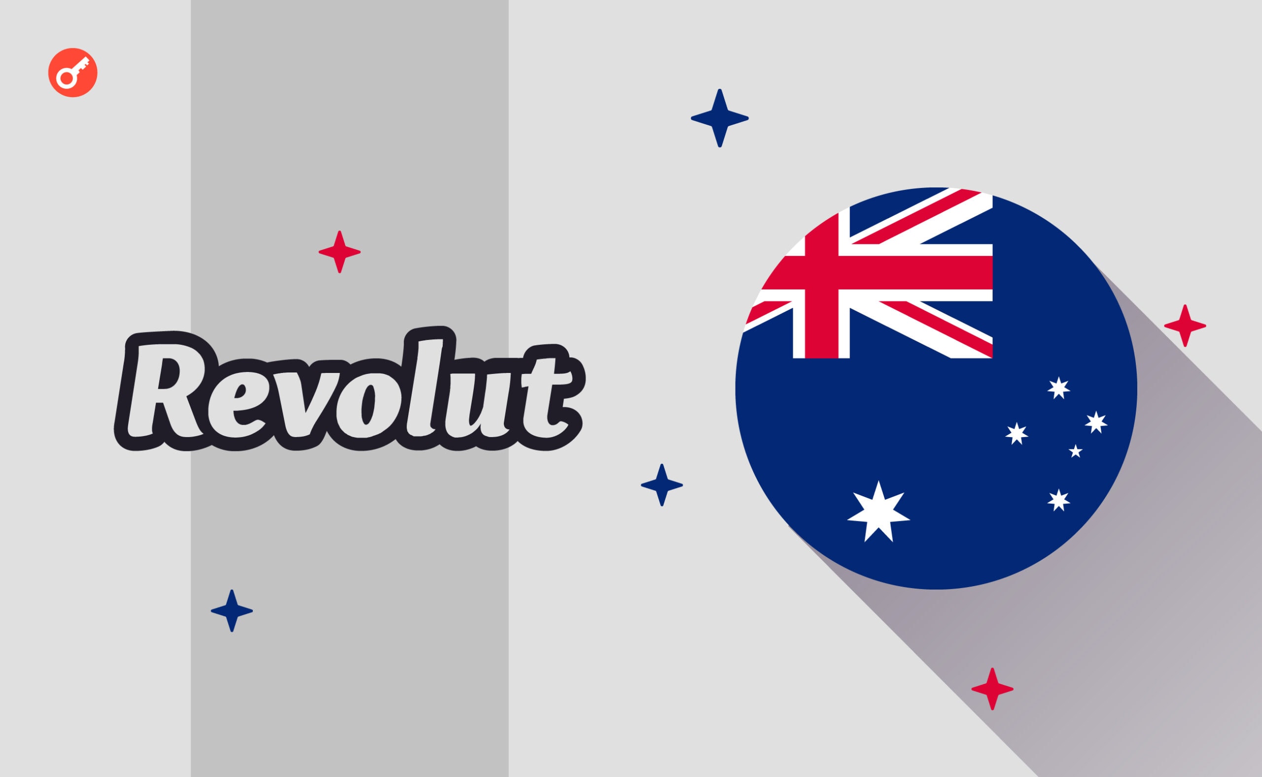 Revolut открывает бизнес-счета в Австралии. Заглавный коллаж новости.