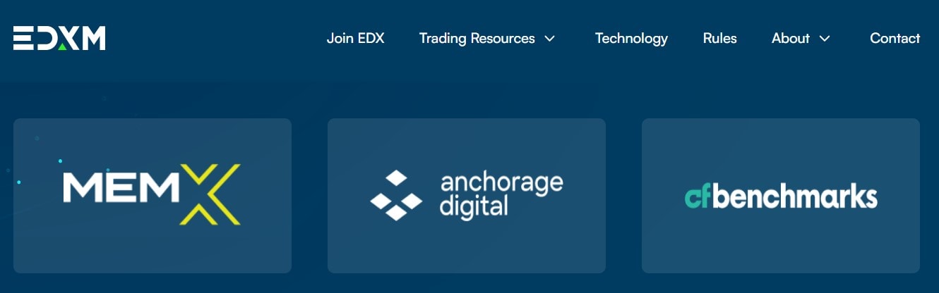EDX отказалась от услуг Paxos - информация на официальном сайте биржи