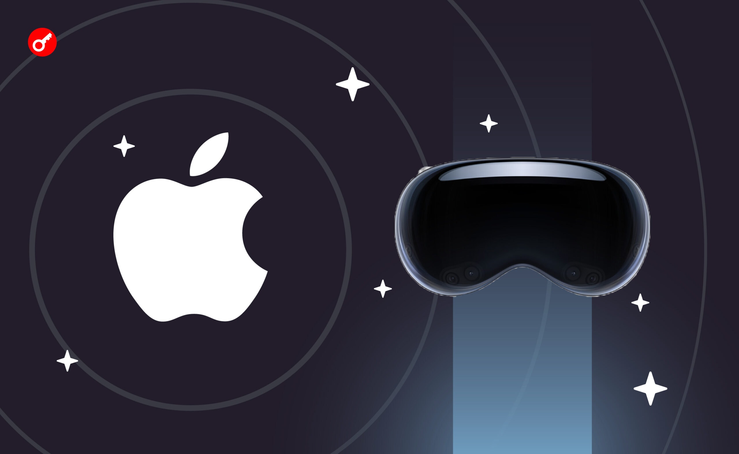 Apple відмовилася від початкового плану випуску Vision Pro через технічні складнощі. Головний колаж новини.