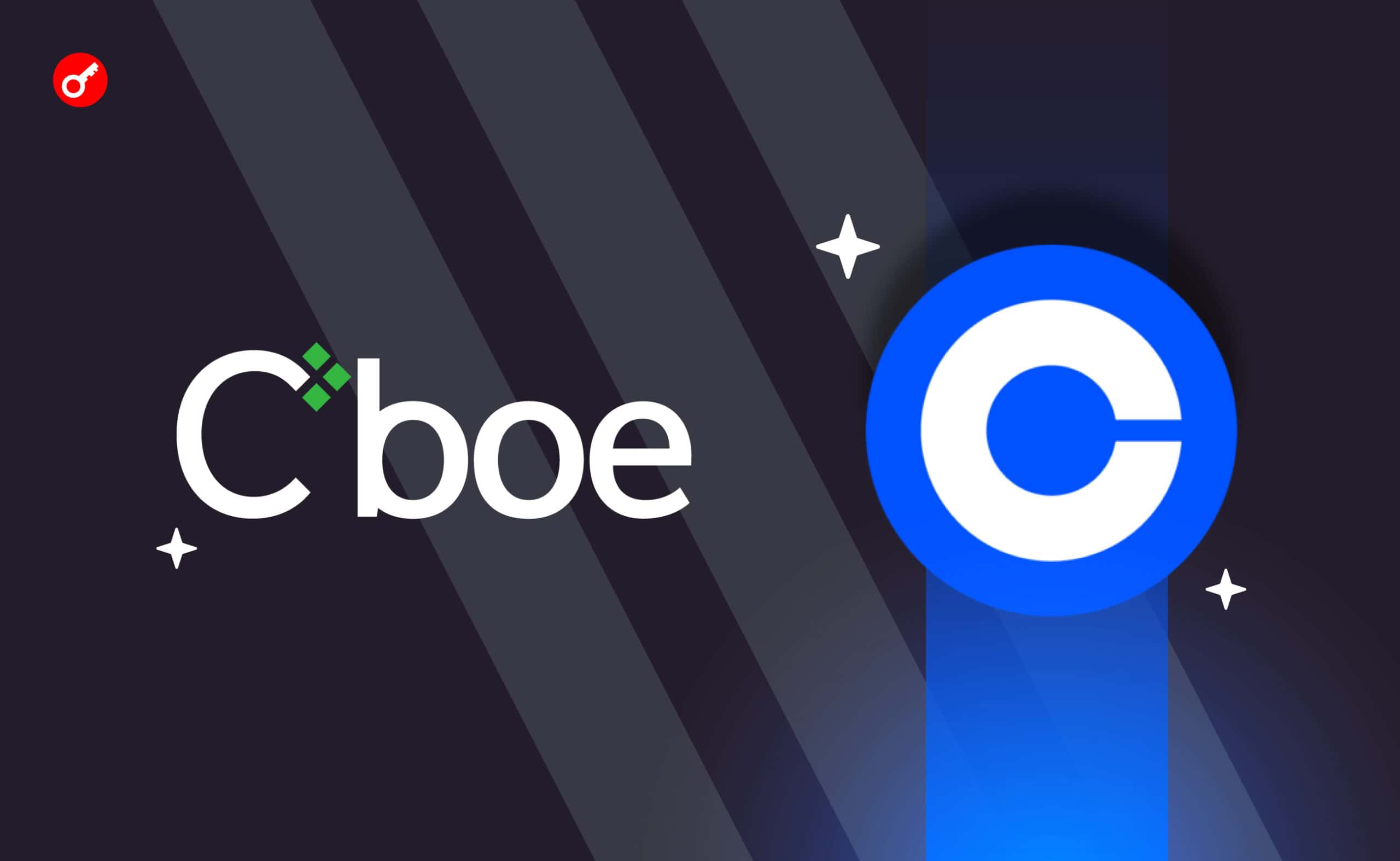 Cboe уклала угоду з Coinbase і повторно подала заявки на п’ять спотових біткоїнів-ETF. Головний колаж новини.