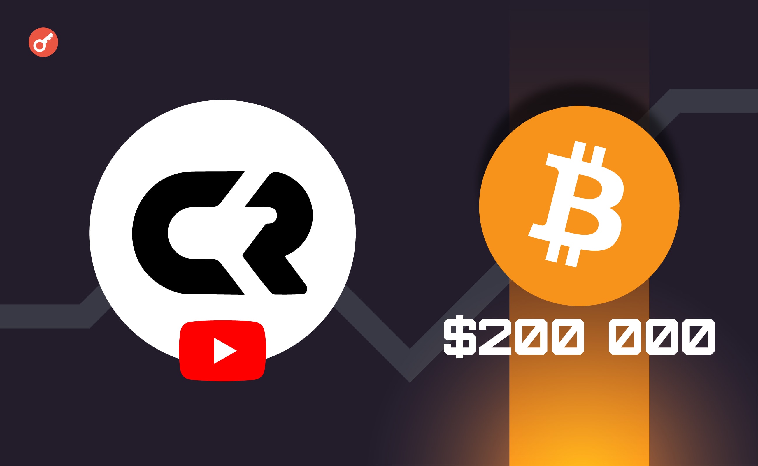 Youtuber przewiduje, że cena bitcoina wzrośnie do 200 000 USD. Główny kolaż wiadomości.
