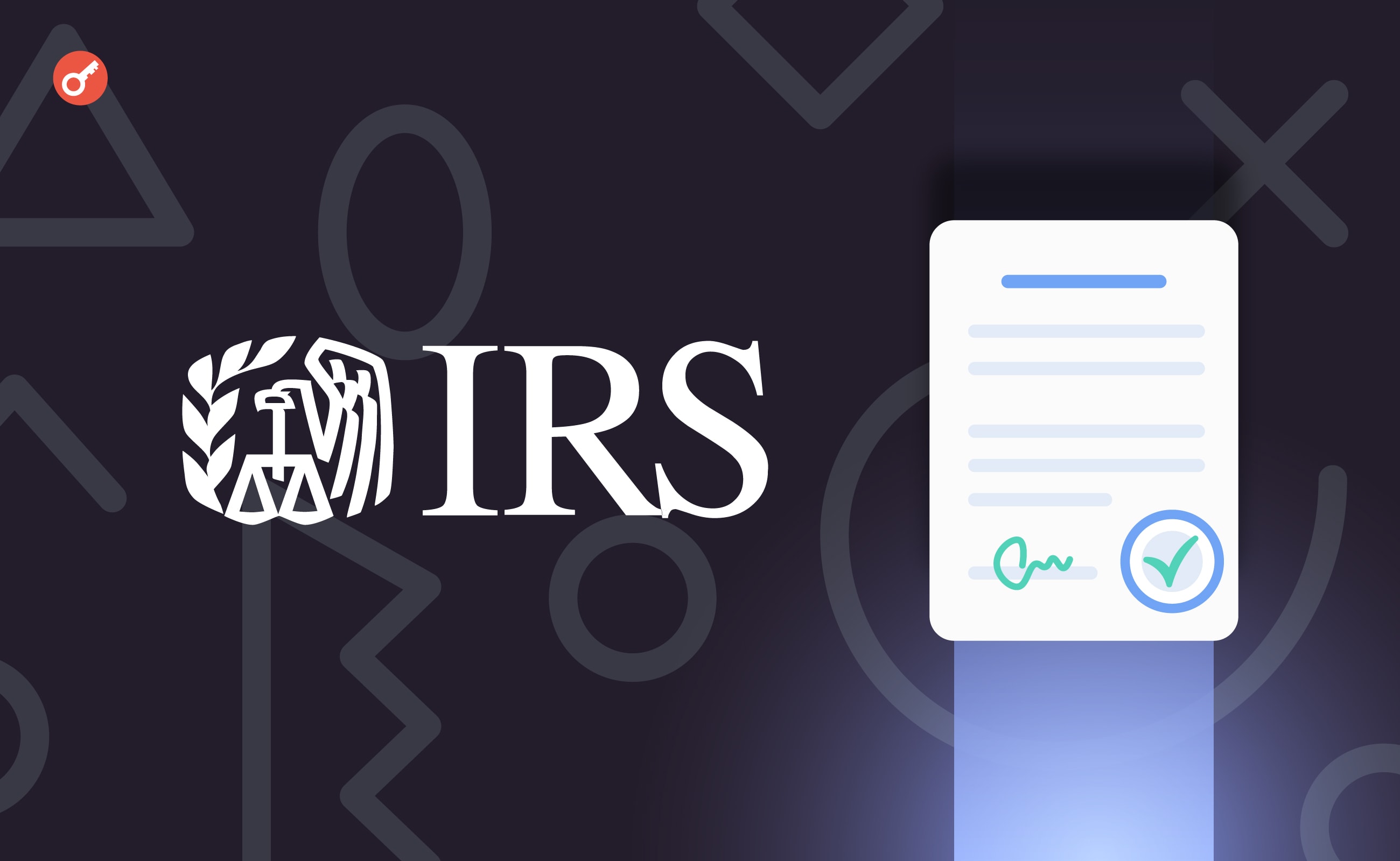 Сенаторы призвали IRS ввести правила по налоговой отчетности для криптоброкеров. Заглавный коллаж новости.