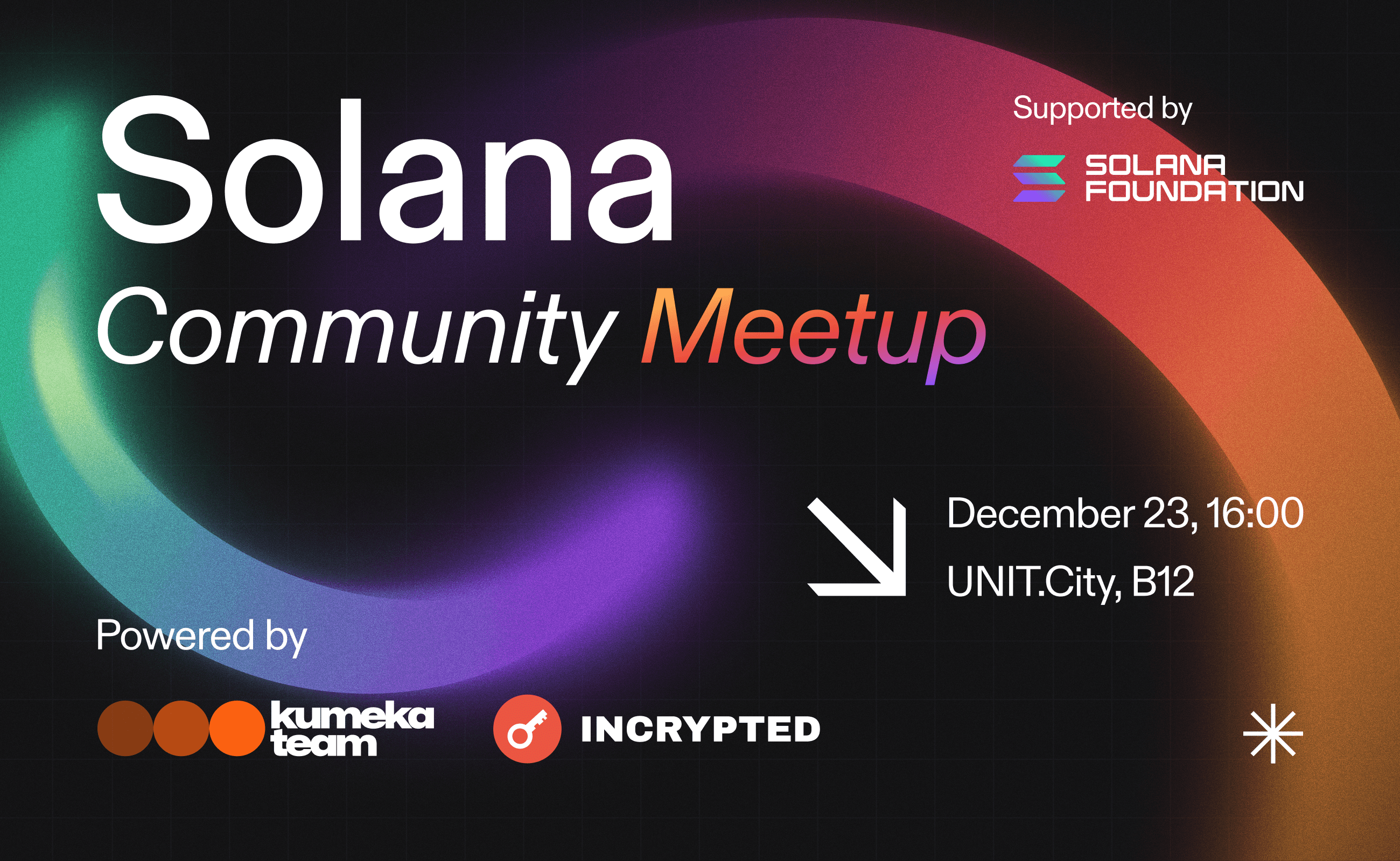 В Киеве пройдет Solana Community Meetup. Заглавный коллаж новости.