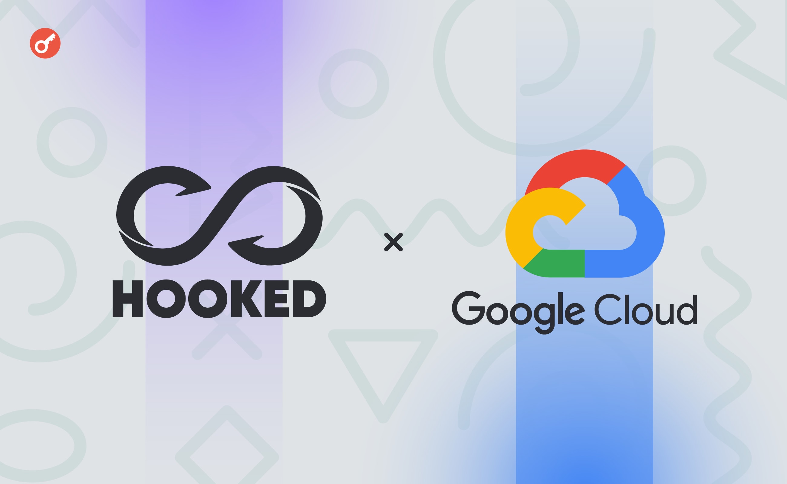 Команда Hooked Protocol заключила партнерство с Google Cloud. Заглавный коллаж новости.