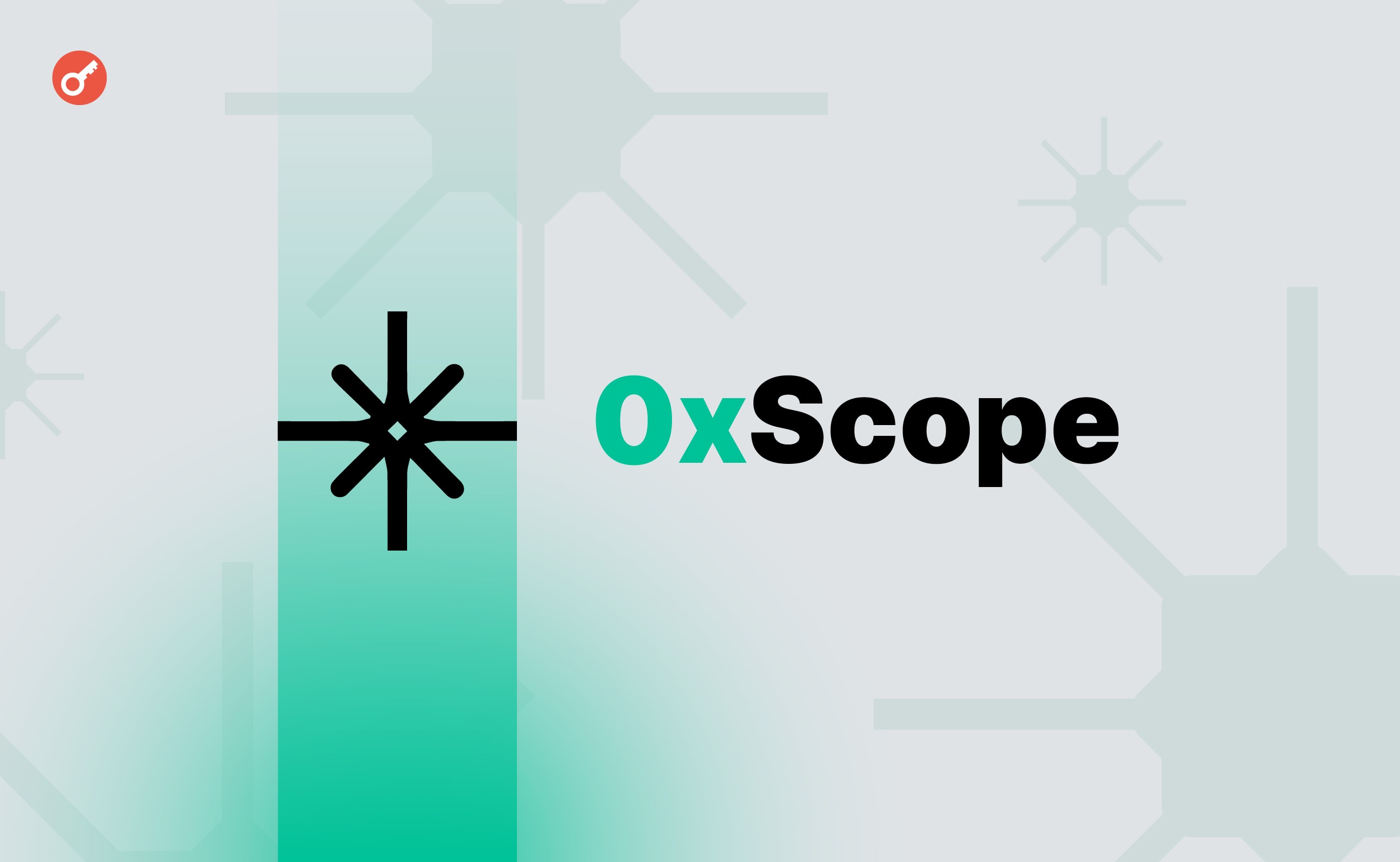 Протокол 0xScope привлек $5 млн для анализа данных в Web3. Заглавный коллаж новости.