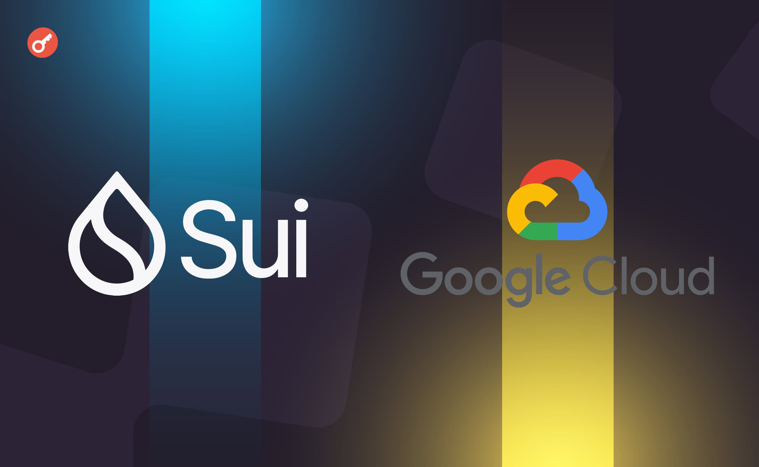 L1-блокчейн Sui заключил партнерство с Google Cloud. Заглавный коллаж новости.