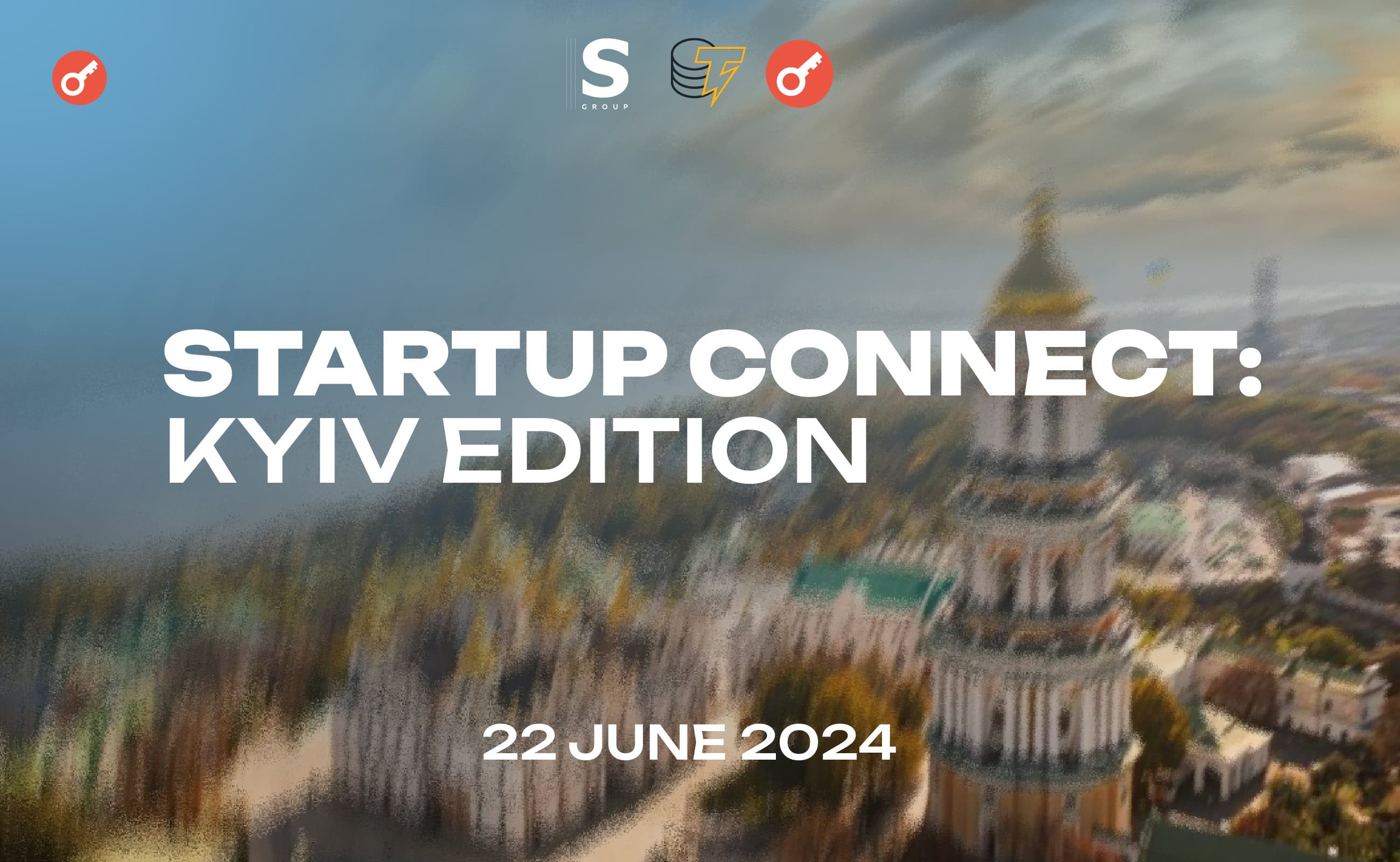 Cointelegraph Accelerator and Incrypted organized VC <> Startup Connect in Kyiv. Заглавный коллаж статьи.