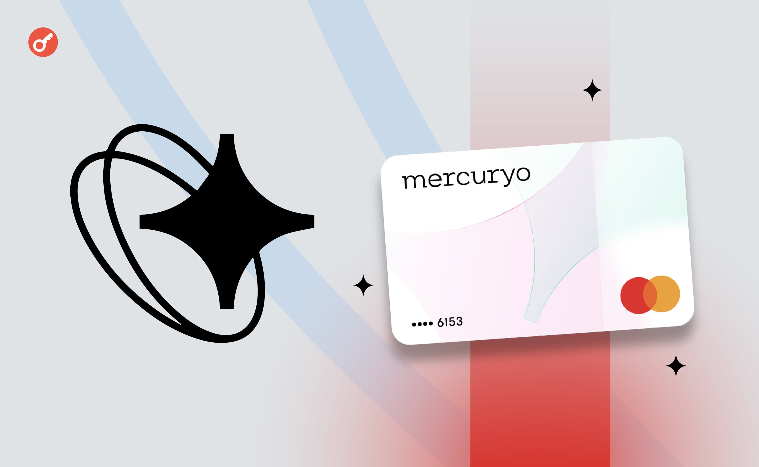 Mercuryo объявила о запуске криптовалютной дебетовой карты в партнерстве с Mastercard. Заглавный коллаж новости.