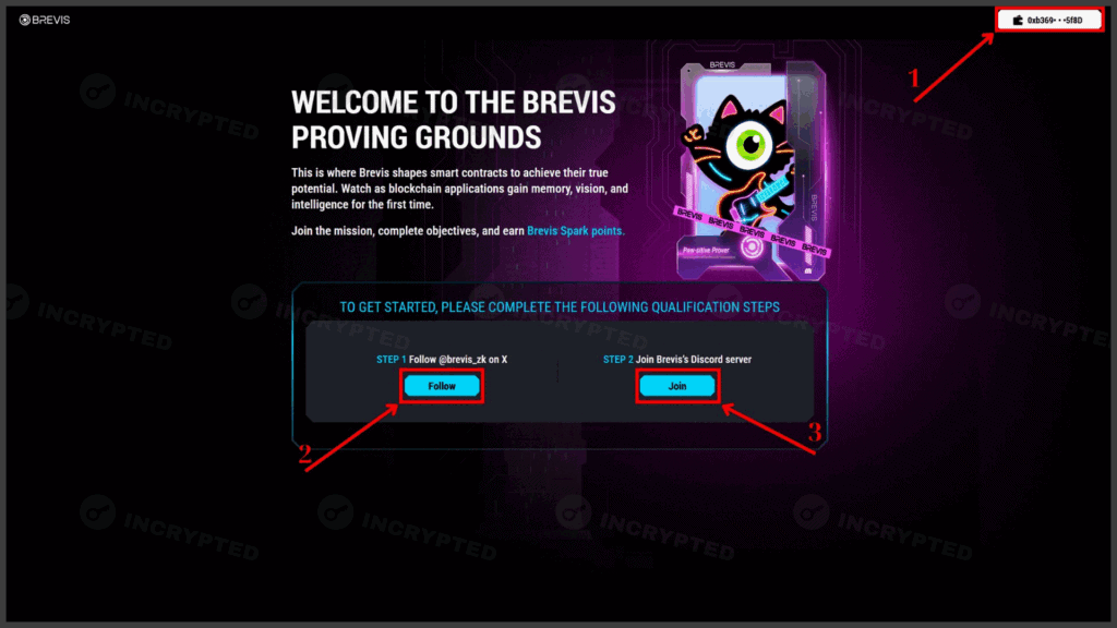 Brevis — activo en el proyecto con la vista puesta en el drop