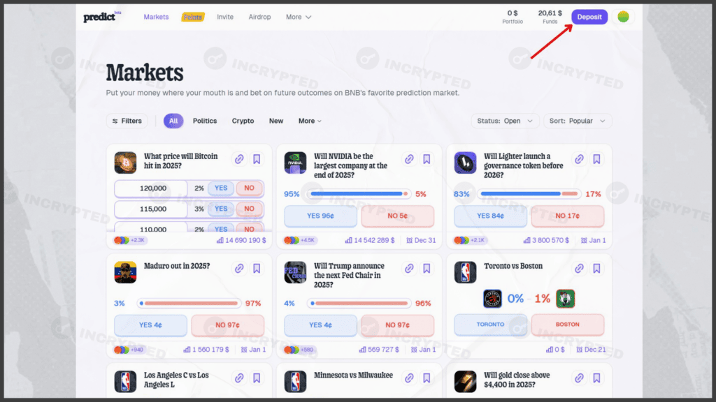 PredictFun — фармим поинты с прицелом на дроп