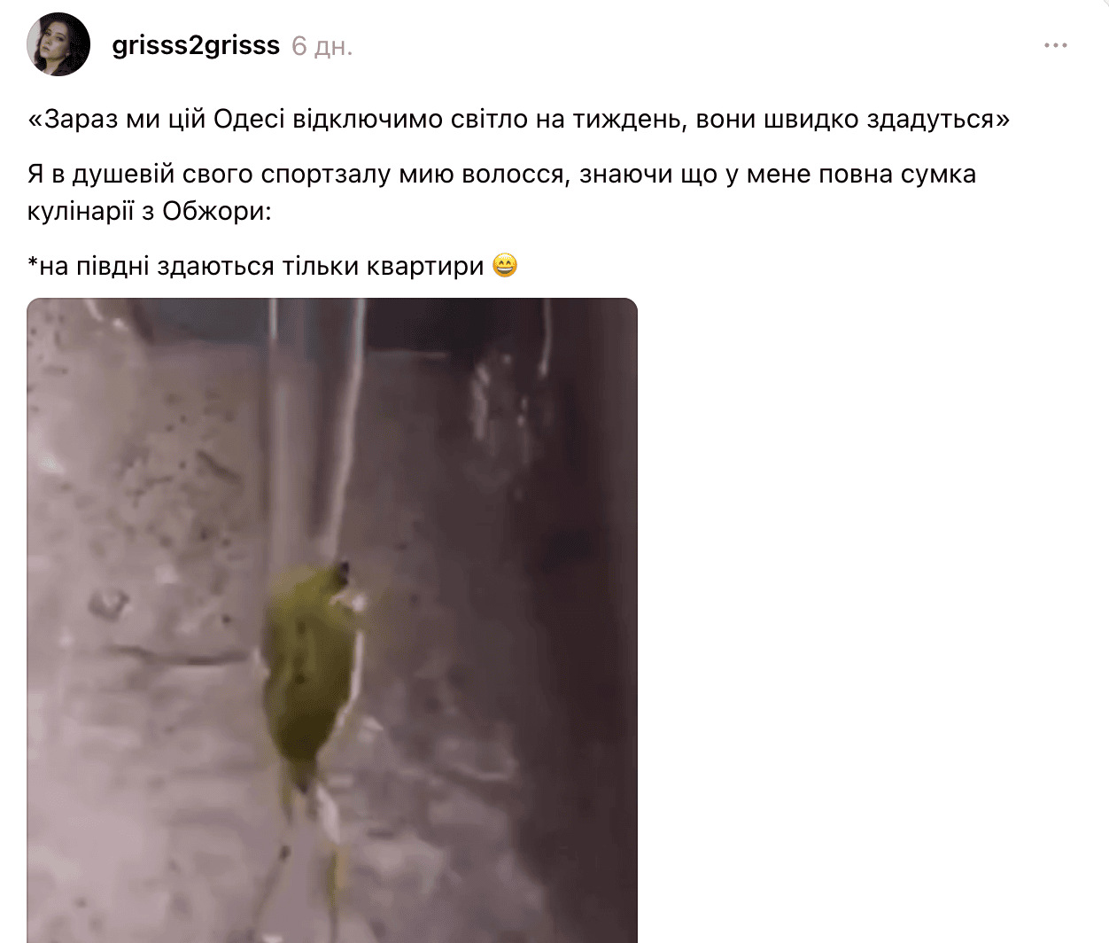 Скриншот поста Ирины Самойловой из Threads. 